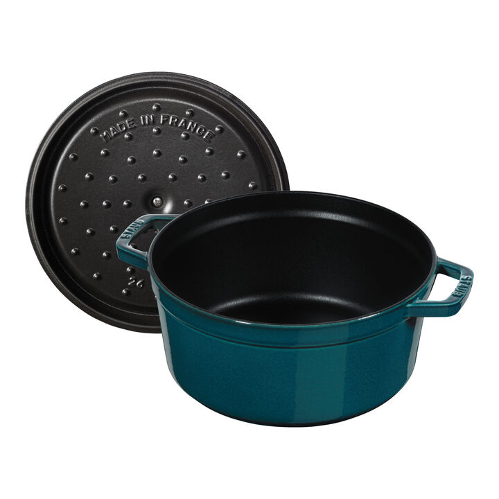 La Cocotte, Cocotte 26 cm, rund, La-Mer, Gusseisen, large 4