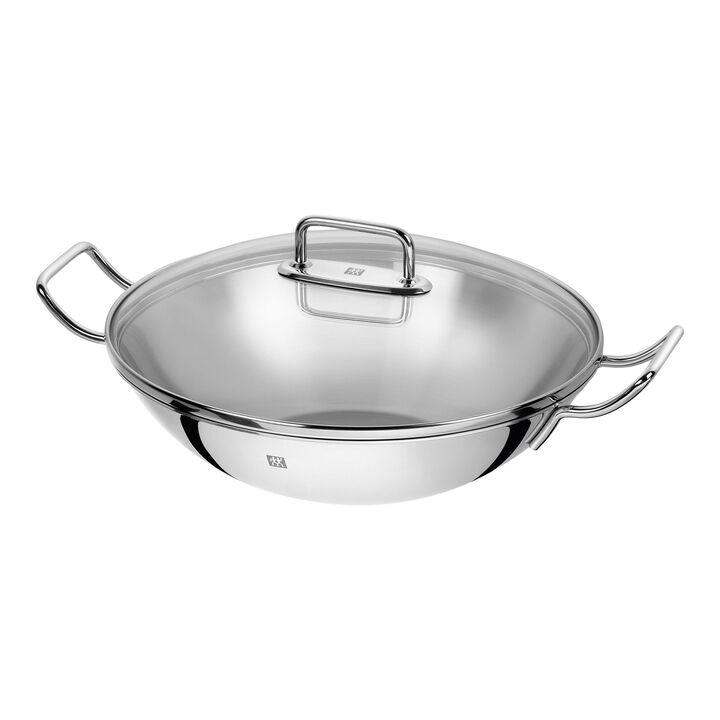 Plus, Wok, 32 cm, 18/10 Edelstahl, large 1