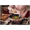 Specialities, 30 cm / 12 inch cast iron Wok, sorbet rose, small 10