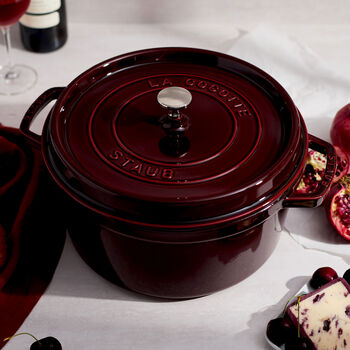 D&ouml;k&uuml;m Tencere | Bordo | 28 cm | 6,75 l | yuvarlak,,large 5