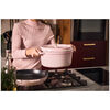 La Cocotte, 5.25 l cast iron round Cocotte, sorbet rose, small 7