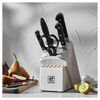 Pro, 7-pc, Knife block set, White, small 2
