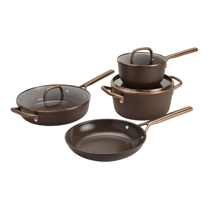 Milano, 7 Piece aluminum Cookware set, large 1