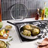 Milano Stainless Steel, 4 qt, Stainless Steel, Saute Pan With Lid, small 2