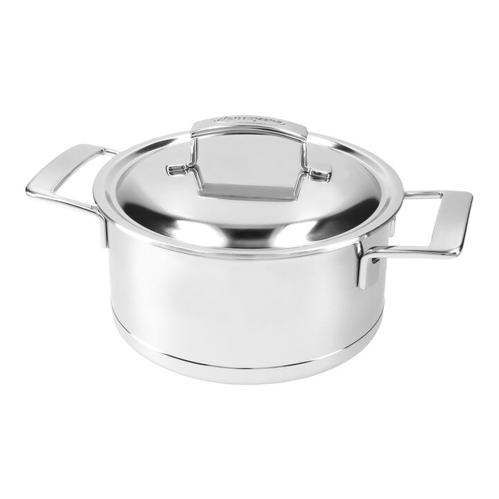 Silver 7, Casserole avec couvercle à double parois 20 cm / 3 l, large 2