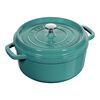 La Cocotte, 24 cm round Cast iron Cocotte mint-green, small 1