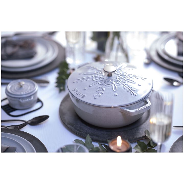 La Cocotte, 24 cm, La Marmite flocon, Truffe blanche, large 4