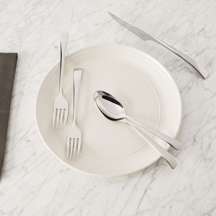 Bellasera (polished), 45-pc Flatware Set, 18/10 Stainless Steel, No-Color, large 4