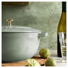 La Cocotte, 4.8 l cast iron round French oven, eucalyptus - Visual Imperfections, small 6