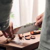 Pro Wood, 6-pcs, Knife block set, brown, small 9