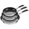 Core, 3-st, Set med stekpannor, Silver-Svart, small 2