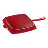 Grill Pans, 30 cm cast iron square American grill, cherry - Visual Imperfections, small 7