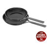 Milano, 2-pcs, Set de po&ecirc;les, Noir mat, small 1