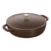 Braisers, Schmorpfanne Chistera 24 cm, rund, Chocolate, Gusseisen, small 1