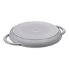 Grill Pans, Plancha 26 cm, redondo, Gris grafito, Hierro fundido, small 2