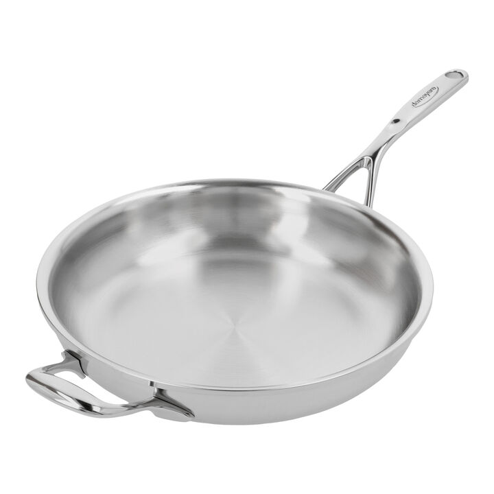 Atlantis, 11-inch, 18/10 Stainless Steel, Proline Fry Pan With Helper Handle, large 3
