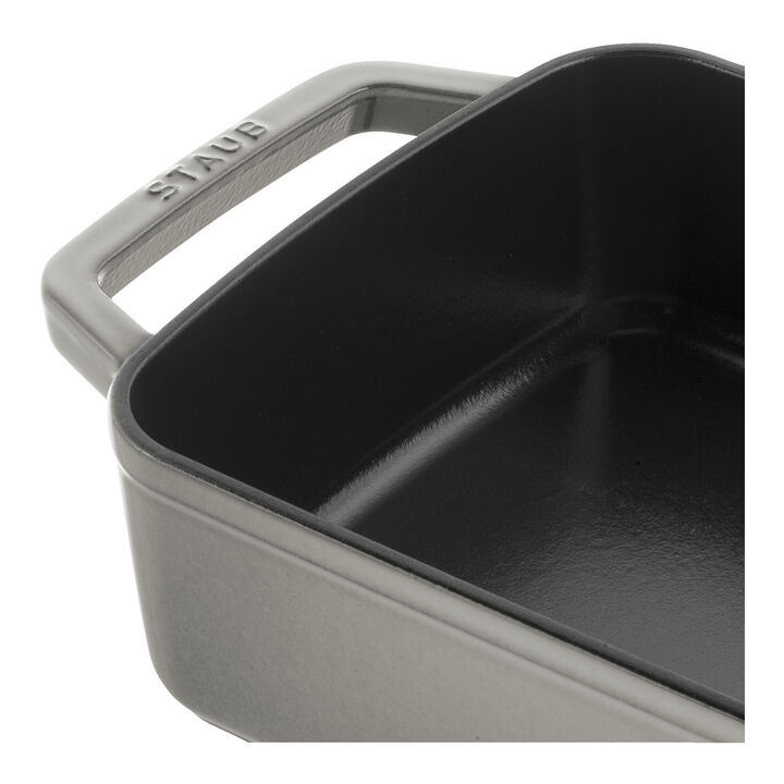 Specialities, 30 x 20 cm rectangular Cast iron Oven dish graphite-grey, large 2