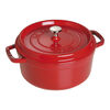 La Cocotte, Cocotte rotonda - 24 cm, ciliegia, small 1