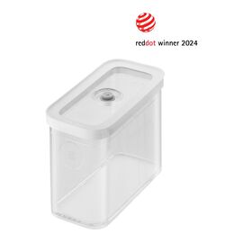 CUBE Container 2M / 21 cm, 2 Qt, Transparent-White