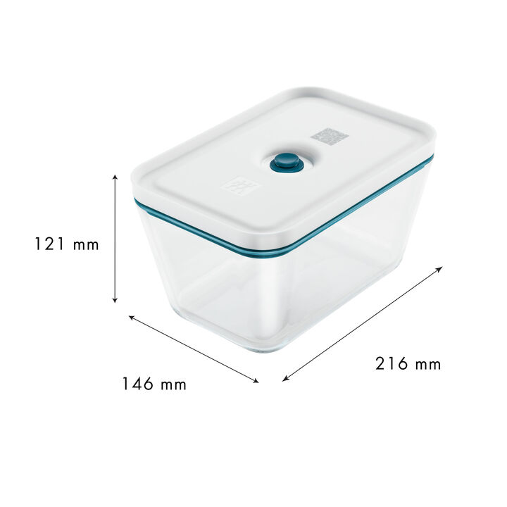 Fresh & Save, Vacuumdozenset S/M/L 3-delig La-Mer - glas, large 2