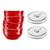 Fresh & Save BOWLS, Set ciotole con coperchio/ 6-pz, 12 cm/ciliegia, small 1