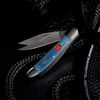 Outdoor, 2.75-inch, Copperhead Folding Pocket Knife, Blue Micarta, small 3