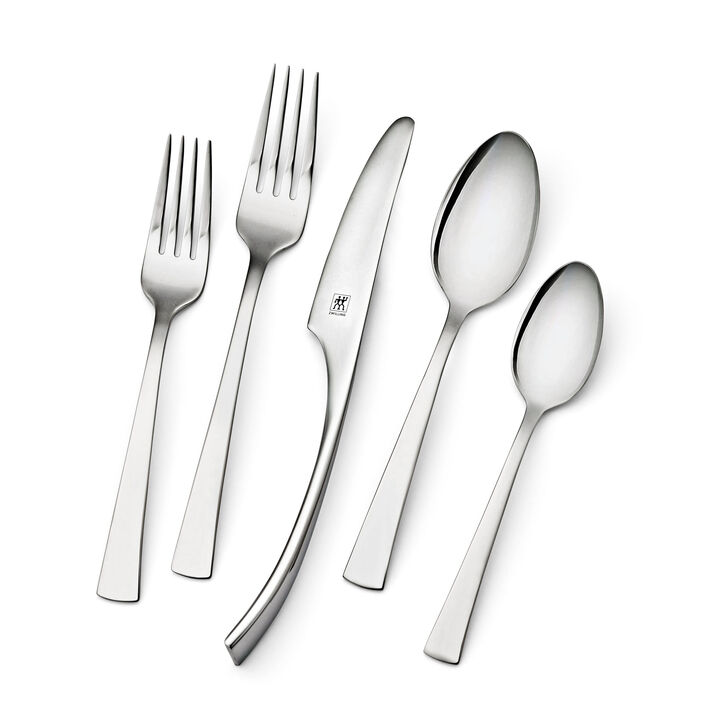 Bellasera (polished), 23-pc Flatware Set, 18/10 Stainless Steel, No-Color, large 1