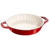 Ceramique, Tortiera rotonda - 24 cm, ciliegia, small 1