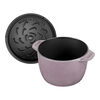 La Cocotte, 1.75 l cast iron round Rice cocotte, cherry blossom, small 5