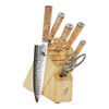 Birchwood SG2, 7-pc, Knife block set, Brown, small 1