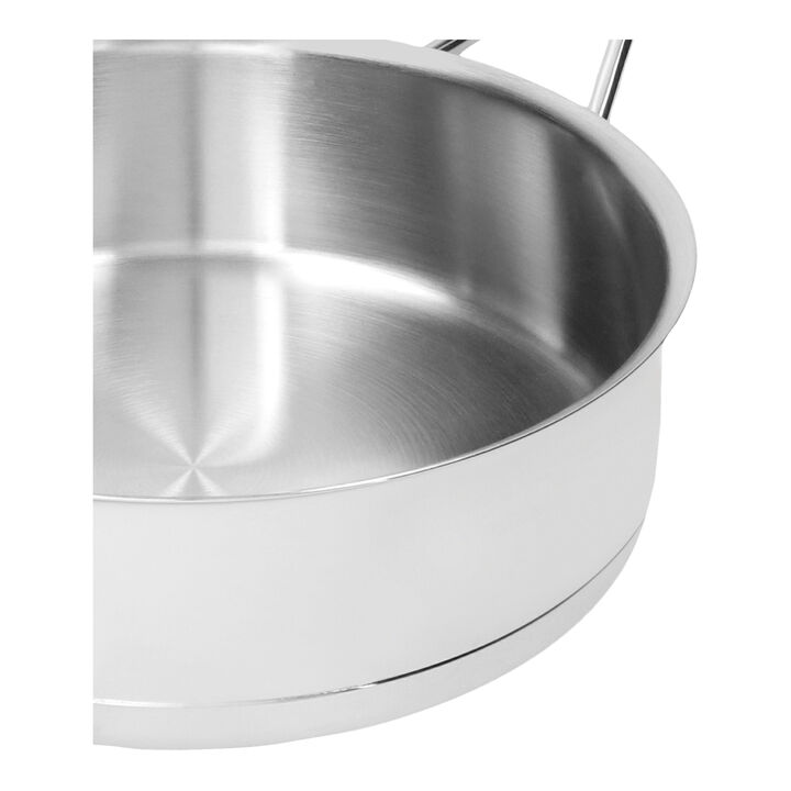 Silver 7, Sauteuse avec couvercle à double parois 24 cm / 2,8 l, large 3