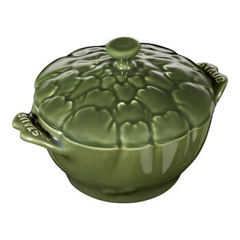 Ceramic Cocotte | Fesleğen | 13 cm | 450 ml | Enginar,,large 1