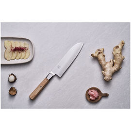Santoku 18 cm, Beige, Tranchant lisse
