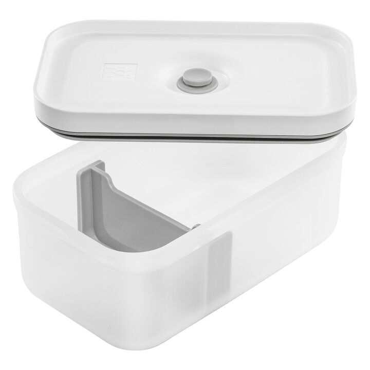 Fresh & Save, M, Vacuum Lunch Box, Plastic, Semitransparent-Grey, large 3
