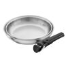 Unlock, 3-pcs Stainless steel Frying pan set silver, small 1