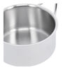 Intense 5, 2.2 l 18/10 Stainless Steel round Sauce pan without lid, silver, small 2