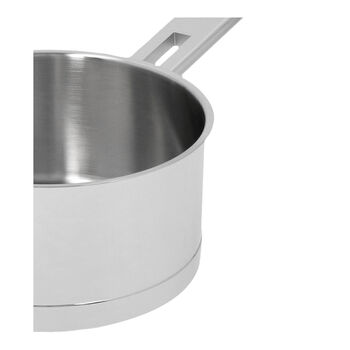 Sos Tenceresi &ccedil;ift &ccedil;ıdarlı kapak | 18/10 Paslanmaz &Ccedil;elik | 16 cm | Metalik Gri,,large 4
