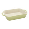Stoneware, 4-pc, Macaron Mixed Baking Dish Set, Light Green, small 7