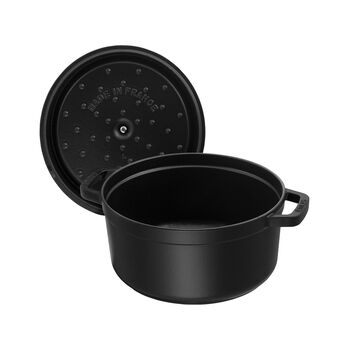D&ouml;k&uuml;m Tencere | Siyah | 28 cm | 6,75 l | yuvarlak,,large 9