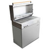 Flammkraft Model D, Propane gas grill, Light Grey, small 2