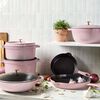 La Cocotte, 6.75 l cast iron round Cocotte, sorbet rose, small 5