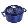 La Cocotte, Cocotte 20 cm / 2,2 l, Rund, M&oslash;rk-Bl&aring;, St&oslash;bejern, small 1