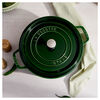 La Cocotte, 5.25 l cast iron round Cocotte, basil-green, small 5