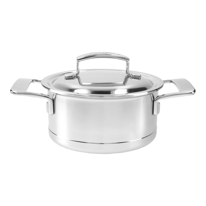 Silver 7, Kookpot met dubbelwandig deksel 16 cm / 1,5 l, large 1