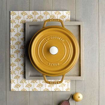 D&ouml;k&uuml;m Tencere | Hardal | 24 cm | 3,7 l | yuvarlak,,large 2