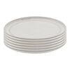 Dining Line, Morgenmadss&aelig;t, 6-dele/ 22 cm, Hvid Tr&oslash;ffel, Keramisk, small 1