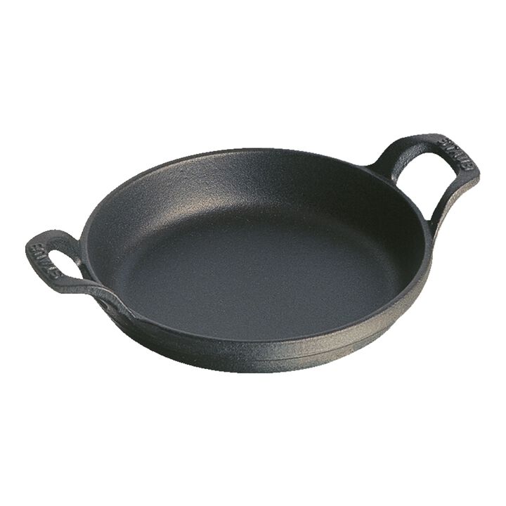 Specialities, 12 cm round Cast iron Oven dish black, large 1