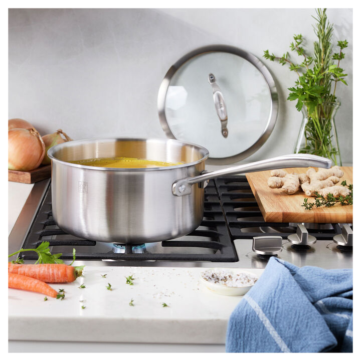Spirit 3-Ply, 3 qt, Stainless Steel, Sauce Pan, large 2