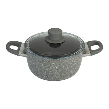Derin Tencere Cam Kapaklı | Al&uuml;minyum | 20 cm,,large 1