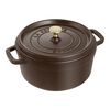 La Cocotte, Cocotte rotonda - 28 cm, cioccolato, small 1